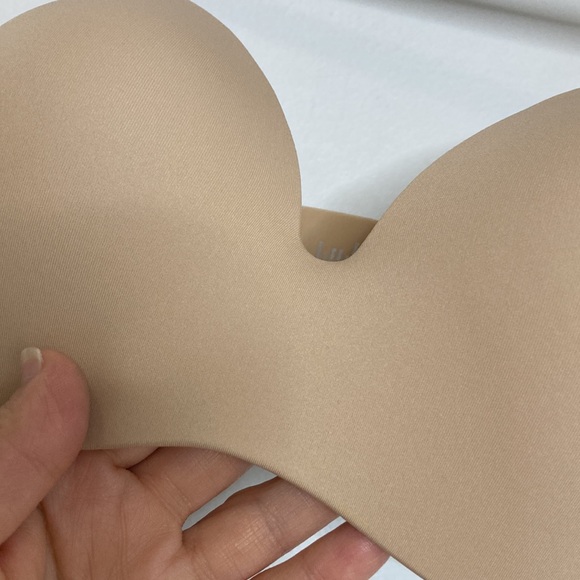 New Knix Wingwoman Bra Womens 32B Beige Tan Wireless Comfort Contour - Picture 8 of 14